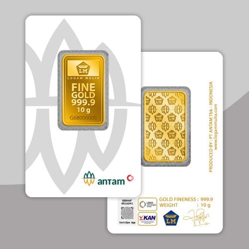 Emas Logam Mulia Antam 10 Gram